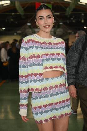 Milan, Milan Women s Fashion Week: Fall Winter 2025 - Women s Fashion, Fall Winter 2025.- Marco Rambaldi fashion show - guests in the photo: Giulia Salemi  Copyright: xSimonaxChiocciax xipa-agency.netx xSimonaxChiocciax IPA_Agency_IPA54605536