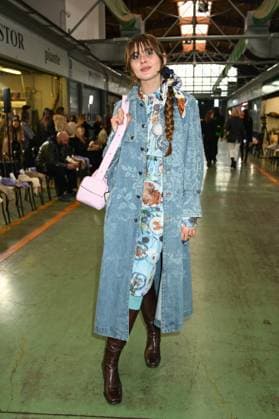 Milan, Milan Women s Fashion Week: Fall Winter 2025 - Marco Rambaldi Fashion Show - Guests Milan, Milan Women s Fashion Week: Fall Winter 2025 - Women s Fashion, Fall Winter 2025.- Marco Rambaldi fashion show - guests in the photo: Giada Zappa MILAN Italy  Copyright: xIPA ABACAx