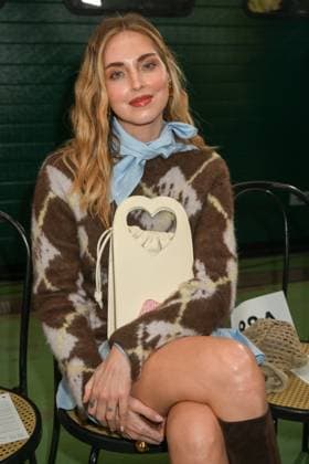 Milan, Milan Women s Fashion Week: Fall Winter 2025 - Marco Rambaldi Fashion Show - Guests Milan, Milan Women s Fashion Week: Fall Winter 2025 - Women s Fashion, Fall Winter 2025.- Marco Rambaldi fashion show - guests in the photo Chiara Ferragni MILAN Italy  Copyright: xIPA ABACAx