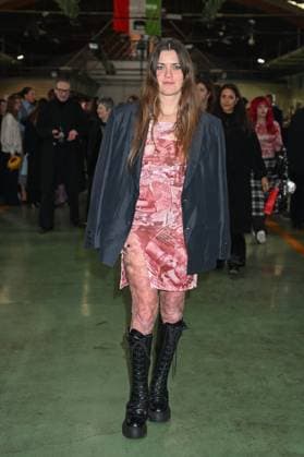 Milan, Milan Women s Fashion Week: Fall Winter 2025 - Marco Rambaldi Fashion Show - Guests Milan, Milan Women s Fashion Week: Fall Winter 2025 - Women s Fashion, Fall Winter 2025.- Marco Rambaldi fashion show - guests in the photo: Veronica Yoko Plebani MILAN Italy  Copyright: xIPA ABACAx