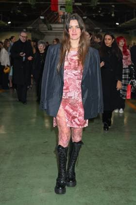 Milan, Milan Women s Fashion Week: Fall Winter 2025 - Marco Rambaldi Fashion Show - Guests Milan, Milan Women s Fashion Week: Fall Winter 2025 - Women s Fashion, Fall Winter 2025.- Marco Rambaldi fashion show - guests in the photo: Veronica Yoko Plebani MILAN Italy  Copyright: xIPA ABACAx