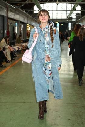 Milan, Italy: Milan, Milan Women s Fashion Week: Fall Winter 2025 - Women s Fashion, Fall Winter 2025.- Marco Rambaldi fashion show - guests in the photo: Giada Zappa Milan Italy  - ZUMAp169 20250226_zea_p169_661 Copyright: xSimonaxChiocciax