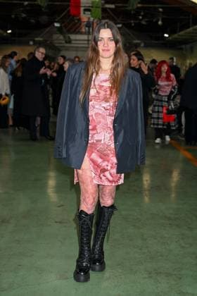 Milan, Italy: Milan, Milan Women s Fashion Week: Fall Winter 2025 - Women s Fashion, Fall Winter 2025.- Marco Rambaldi fashion show - guests in the photo: Veronica Yoko Plebani Milan Italy  - ZUMAp169 20250226_zea_p169_691 Copyright: xSimonaxChiocciax