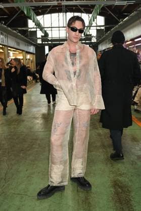 Milan, Italy: Milan, Milan Women s Fashion Week: Fall Winter 2025 - Women s Fashion, Fall Winter 2025.- Marco Rambaldi fashion show - guests in the photo: Daniele Oscar Spada Milan Italy  - ZUMAp169 20250226_zea_p169_672 Copyright: xSimonaxChiocciax