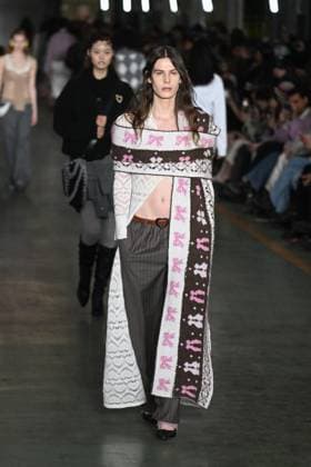 Milan, Milan Women s Fashion Week: Fall Winter 2025 - Women s Fashion, Fall Winter 2025.- Marco Rambaldi fashion show - catwalk in the photo: model  Copyright: xSimonaxChiocciax xipa-agency.netx xSimonaxChiocciax IPA_Agency_IPA54607432