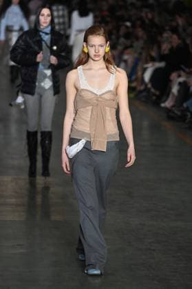 Milan, Milan Women s Fashion Week: Fall Winter 2025 - Women s Fashion, Fall Winter 2025.- Marco Rambaldi fashion show - catwalk in the photo: model  Copyright: xSimonaxChiocciax xipa-agency.netx xSimonaxChiocciax IPA_Agency_IPA54607436