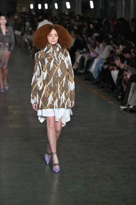 Milan, Milan Women s Fashion Week: Fall Winter 2025 - Women s Fashion, Fall Winter 2025.- Marco Rambaldi fashion show - catwalk in the photo: model  Copyright: xSimonaxChiocciax xipa-agency.netx xSimonaxChiocciax IPA_Agency_IPA54607451