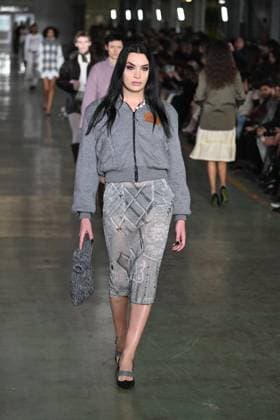Milan, Milan Women s Fashion Week: Fall Winter 2025 - Marco Rambaldi Fashion Show - Catwalk Milan, Milan Women s Fashion Week: Fall Winter 2025 - Women s Fashion, Fall Winter 2025.- Marco Rambaldi fashion show - catwalk in the photo: model MILAN Italy  Copyright: xIPA ABACAx