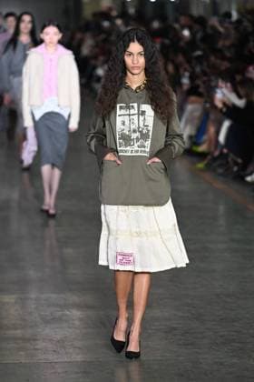 Milan, Milan Women s Fashion Week: Fall Winter 2025 - Women s Fashion, Fall Winter 2025.- Marco Rambaldi fashion show - catwalk in the photo: model  Copyright: xSimonaxChiocciax xipa-agency.netx xSimonaxChiocciax IPA_Agency_IPA54607408