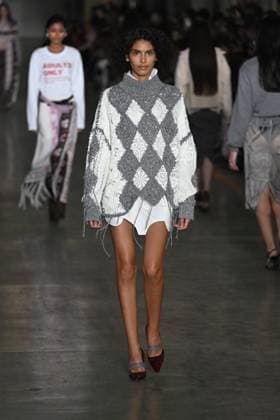 Milan, Milan Women s Fashion Week: Fall Winter 2025 - Women s Fashion, Fall Winter 2025.- Marco Rambaldi fashion show - catwalk in the photo: model  Copyright: xSimonaxChiocciax xipa-agency.netx xSimonaxChiocciax IPA_Agency_IPA54607425