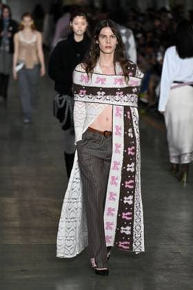 Milan, Milan Women s Fashion Week: Fall Winter 2025 - Women s Fashion, Fall Winter 2025.- Marco Rambaldi fashion show - catwalk in the photo: model  Copyright: xSimonaxChiocciax xipa-agency.netx xSimonaxChiocciax IPA_Agency_IPA54607431
