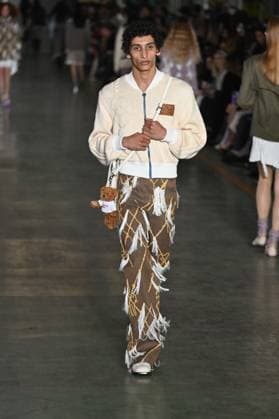 Milan, Milan Women s Fashion Week: Fall Winter 2025 - Marco Rambaldi Fashion Show - Catwalk Milan, Milan Women s Fashion Week: Fall Winter 2025 - Women s Fashion, Fall Winter 2025.- Marco Rambaldi fashion show - catwalk in the photo: model MILAN Italy  Copyright: xIPA ABACAx