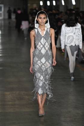 Milan, Milan Women s Fashion Week: Fall Winter 2025 - Women s Fashion, Fall Winter 2025.- Marco Rambaldi fashion show - catwalk in the photo: model  Copyright: xSimonaxChiocciax xipa-agency.netx xSimonaxChiocciax IPA_Agency_IPA54607517
