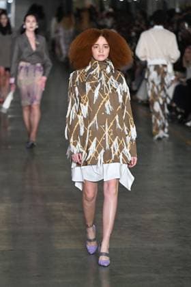 Milan, Milan Women s Fashion Week: Fall Winter 2025 - Marco Rambaldi Fashion Show - Catwalk Milan, Milan Women s Fashion Week: Fall Winter 2025 - Women s Fashion, Fall Winter 2025.- Marco Rambaldi fashion show - catwalk in the photo: model MILAN Italy  Copyright: xIPA ABACAx