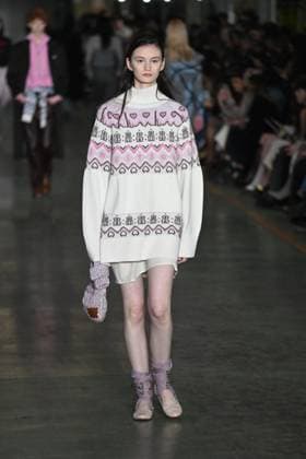 Milan, Milan Women s Fashion Week: Fall Winter 2025 - Marco Rambaldi Fashion Show - Catwalk Milan, Milan Women s Fashion Week: Fall Winter 2025 - Women s Fashion, Fall Winter 2025.- Marco Rambaldi fashion show - catwalk in the photo: model MILAN Italy  Copyright: xIPA ABACAx