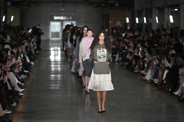 Milan, Milan Women s Fashion Week: Fall Winter 2025 - Women s Fashion, Fall Winter 2025.- Marco Rambaldi fashion show - catwalk in the photo: model  Copyright: xSimonaxChiocciax xipa-agency.netx xSimonaxChiocciax IPA_Agency_IPA54607520