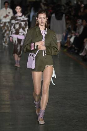 Milan, Italy: Milan, Milan Women s Fashion Week: Fall Winter 2025 - Women s Fashion, Fall Winter 2025.- Marco Rambaldi fashion show - catwalk in the photo: model Milan Italy  - ZUMAp169 20250226_zea_p169_777 Copyright: xSimonaxChiocciax