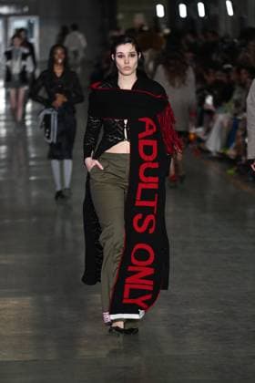 Milan, Italy: Milan, Milan Women s Fashion Week: Fall Winter 2025 - Women s Fashion, Fall Winter 2025.- Marco Rambaldi fashion show - catwalk in the photo: model Milan Italy  - ZUMAp169 20250226_zea_p169_792 Copyright: xSimonaxChiocciax