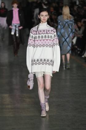 Milan, Italy: Milan, Milan Women s Fashion Week: Fall Winter 2025 - Women s Fashion, Fall Winter 2025.- Marco Rambaldi fashion show - catwalk in the photo: model Milan Italy  - ZUMAp169 20250226_zea_p169_815 Copyright: xSimonaxChiocciax