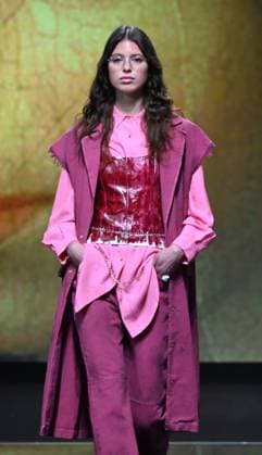 Milan,Italy Giulia Fall-Winter 2025-2026 collection at Milan Fashion Week Lineapelle In the photo:Giuglia show fashion show  Copyright: xNickxZonnax xipa-agency.netx xNickxZonnax IPA_Agency_IPA54613723