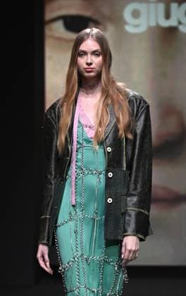 Milan,Italy Giulia Fall-Winter 2025-2026 collection at Milan Fashion Week Lineapelle In the photo:Giuglia show fashion show  Copyright: xNickxZonnax xipa-agency.netx xNickxZonnax IPA_Agency_IPA54613742