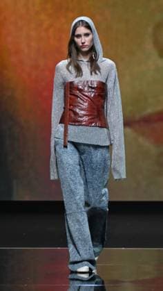 Milan,Italy Giulia Fall-Winter 2025-2026 collection at Milan Fashion Week Lineapelle In the photo:Giuglia show fashion show  Copyright: xNickxZonnax xipa-agency.netx xNickxZonnax IPA_Agency_IPA54613795