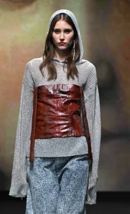 Milan,Italy Giulia Fall-Winter 2025-2026 collection at Milan Fashion Week Lineapelle In the photo:Giuglia show fashion show  Copyright: xNickxZonnax xipa-agency.netx xNickxZonnax IPA_Agency_IPA54613802