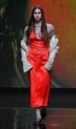 Milan,Italy Giulia Fall-Winter 2025-2026 collection at Milan Fashion Week Lineapelle In the photo:Giuglia show fashion show  Copyright: xNickxZonnax xipa-agency.netx xNickxZonnax IPA_Agency_IPA54613840