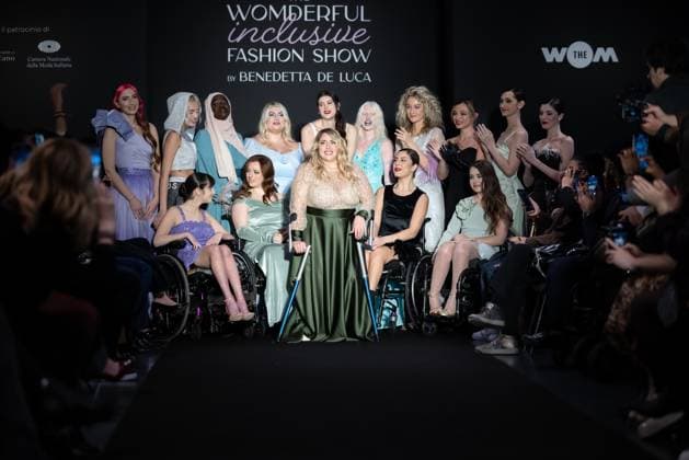 The WOMderful Inclusive Fashion Show by Benedetta De Luca The WOMderful Inclusive Fashion Show by Benedetta De Luca, exclusive event during Milan Fashion Week to promote inclusion in fashion., Credit:Rossella Papetti Avalon Italy, Milano, Milan  Copyright: xRossellaxPapettix xAvalonx 0969204001