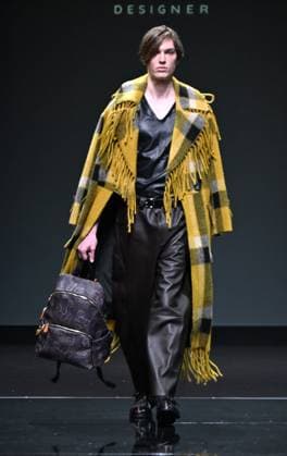 Milan,ItalyMario Dice Fall-Winter 2025-2026 collection at Milan Fashion Week Lineapelle with the participation of celebrity singers for its tenth anniversary. In the photo:Mario Dice show fashion show  Copyright: xNickxZonnax xipa-agency.netx xNickxZonnax IPA_Agency_IPA54623037