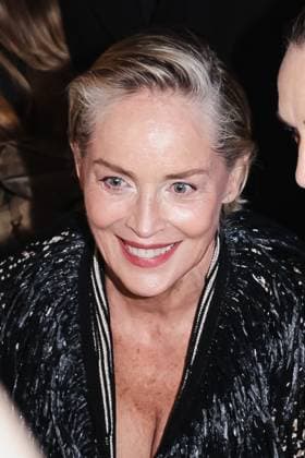 Milan, Milan Women s Fashion Week: Fall Winter 2025 - Women s Fashion, Fall Winter 2025 - Antonio Marras Show - Front Row Guests. In the photo: Sharon Stone (American Actress)  Copyright: xAlessandroxBremecx xipa-agency.netx xx IPA_Agency_IPA54625450
