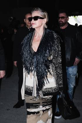 Milan, Milan Women s Fashion Week: Fall Winter 2025 - Women s Fashion, Fall Winter 2025 - Antonio Marras Show - Front Row Guests. In the photo: Sharon Stone (American Actress)  Copyright: xAlessandroxBremecx xipa-agency.netx xx IPA_Agency_IPA54625467