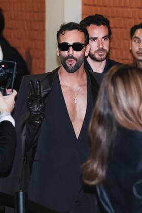 Milan, Milan Women s Fashion Week: Fall Winter 2025 - Women s Fashion, Fall Winter 2025 - Fendi Fashion Show - Arrivals. In the photo: Marco Mengoni (Singer)  Copyright: xAlessandroxBremecx xipa-agency.netx xx IPA_Agency_IPA54626022