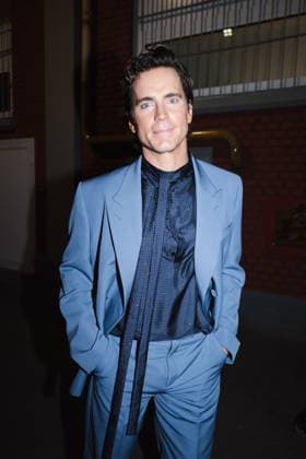 Milan, Milan Women s Fashion Week: Fall Winter 2025 - Fendi 100th Anniversary Party - Arrivals. Pictured: Matt Bomer (Actor)  Copyright: xAlessandroxBremecx xipa-agency.netx xx IPA_Agency_IPA54626218