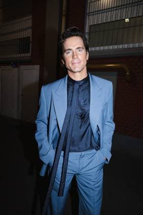 Milan, Milan Women s Fashion Week: Fall Winter 2025 - Fendi 100th Anniversary Party - Arrivals. Pictured: Matt Bomer (Actor)  Copyright: xAlessandroxBremecx xipa-agency.netx xx IPA_Agency_IPA54626231