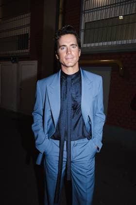 Milan, Milan Women s Fashion Week: Fall Winter 2025 - Fendi 100th Anniversary Party - Arrivals. Pictured: Matt Bomer (Actor)  Copyright: xAlessandroxBremecx xipa-agency.netx xx IPA_Agency_IPA54626237
