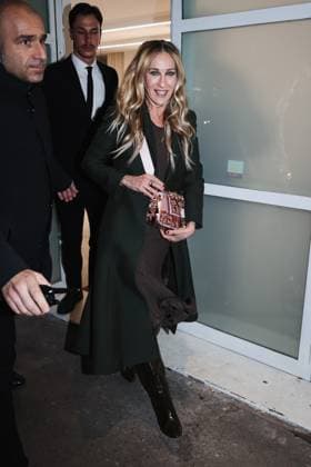 Milan, Milan Women s Fashion Week: Fall Winter 2025 - Fendi 100th Anniversary Party - Arrivals. Pictured: Sarah Jessica Parker (Actress)  Copyright: xAlessandroxBremecx xipa-agency.netx xx IPA_Agency_IPA54626257