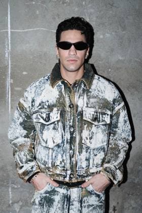 Milan, Milan Women s Fashion Week: Fall Winter 2025 - Women s Fashion, Fall Winter 2025 - Antonio Marras Show - Front Row Guests. In the photo: Tedua (Rapper)  Copyright: xAlessandroxBremecx xipa-agency.netx xx IPA_Agency_IPA54627044