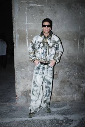 Milan, Milan Women s Fashion Week: Fall Winter 2025 - Women s Fashion, Fall Winter 2025 - Antonio Marras Show - Front Row Guests. In the photo: Tedua (Rapper)  Copyright: xAlessandroxBremecx xipa-agency.netx xx IPA_Agency_IPA54627049