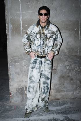Milan, Milan Women s Fashion Week: Fall Winter 2025 - Women s Fashion, Fall Winter 2025 - Antonio Marras Show - Front Row Guests. In the photo: Tedua (Rapper)  Copyright: xAlessandroxBremecx xipa-agency.netx xx IPA_Agency_IPA54627053