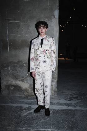 Milan, Milan Women s Fashion Week: Fall Winter 2025 - Women s Fashion, Fall Winter 2025 - Antonio Marras Fashion Show - Front Row Guests. In the photo: Michele Bravi (Singer)  Copyright: xAlessandroxBremecx xipa-agency.netx xx IPA_Agency_IPA54627066