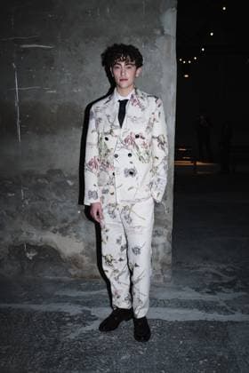 Milan, Milan Women s Fashion Week: Fall Winter 2025 - Women s Fashion, Fall Winter 2025 - Antonio Marras Fashion Show - Front Row Guests. In the photo: Michele Bravi (Singer)  Copyright: xAlessandroxBremecx xipa-agency.netx xx IPA_Agency_IPA54627068