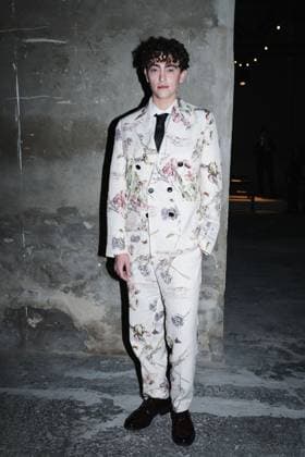 Milan, Milan Women s Fashion Week: Fall Winter 2025 - Women s Fashion, Fall Winter 2025 - Antonio Marras Fashion Show - Front Row Guests. In the photo: Michele Bravi (Singer)  Copyright: xAlessandroxBremecx xipa-agency.netx xx IPA_Agency_IPA54627069