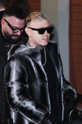 Milan, Milan Women s Fashion Week: Fall Winter 2025 - Women s Fashion, Fall Winter 2025 - Fendi Fashion Show - Arrivals. In the photo: Lazza (Rapper)  Copyright: xAlessandroxBremecx xipa-agency.netx xx IPA_Agency_IPA54627097