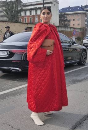 Milan, Milan Women s Fashion Week: Fall Winter 2025- Women s Fashion, Fall Winter 2025.- Jil Sander fashion show - arrivals - In the photo: Svita Sobol  Copyright: xLucaxPontix xipa-agency.netx xx IPA_Agency_IPA54628000