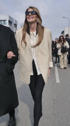 Milan, Milan Women s Fashion Week: Fall Winter 2025- Women s Fashion, Fall Winter 2025.- Jil Sander fashion show - arrivals - In the photo: Anna Dello Russo  Copyright: xLucaxPontix xipa-agency.netx xx IPA_Agency_IPA54627993