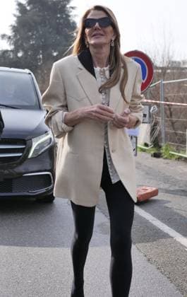 Milan, Milan Women s Fashion Week: Fall Winter 2025- Women s Fashion, Fall Winter 2025.- Jil Sander fashion show - arrivals - In the photo: Anna Dello Russo  Copyright: xLucaxPontix xipa-agency.netx xx IPA_Agency_IPA54628065