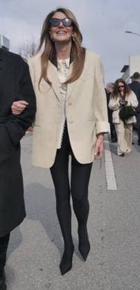 Milan, Milan Women s Fashion Week: Fall Winter 2025- Women s Fashion, Fall Winter 2025.- Jil Sander fashion show - arrivals - In the photo: Anna Dello Russo  Copyright: xLucaxPontix xipa-agency.netx xx IPA_Agency_IPA54627992