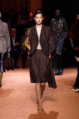 Fendi Ready to wear fall winter 2025:26; MILAN February 2025 Fendi Ready to wear fall winter 2025:26; MILAN February 2025, Credit:Zeppelin Avalon  Copyright: xZeppelinx xAvalonx 0969484784