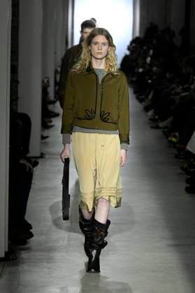 Onitsuka Tiger Ready to wear fall winter 2025:26; MILAN February 2025 Onitsuka Tiger Ready to wear fall winter 2025:26; MILAN February 2025, Credit:Zeppelin Avalon  Copyright: xZeppelinx xAvalonx 0969482007